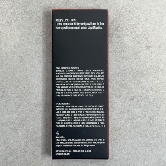 NEW Kylie Jenner Cosmetics Velvet Lip Kit DAZZLE - Picture 5 of 10